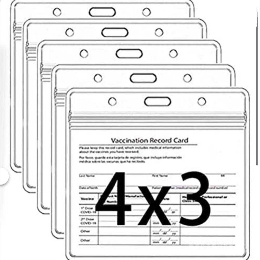 CDC Vaccination Card Protector - Picture 3 of 3